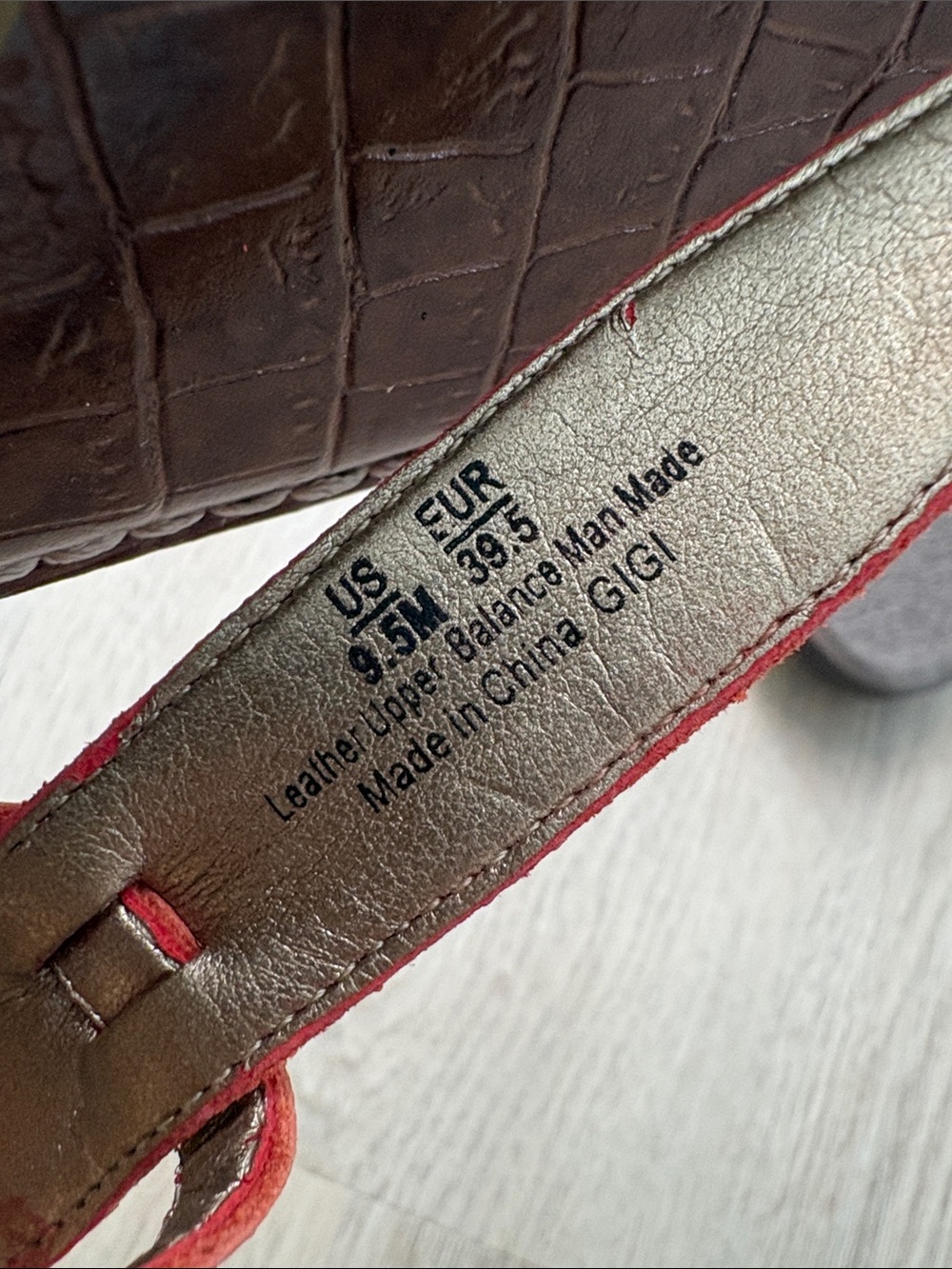 Sam Edelman Gigi Thong Sandal | Orange Sunrise Leather | Size 9.5 summer spring - Picture 7 of 7